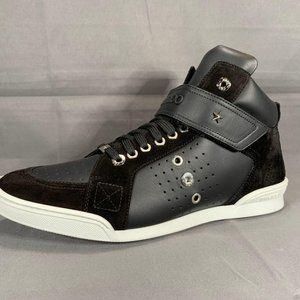 Jimmy Choo Mens Black Lewis Sneakers US 12 EU 45